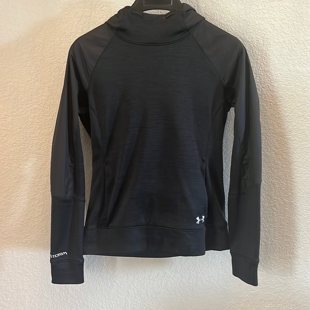Under Armour cold gear popover hoodie.